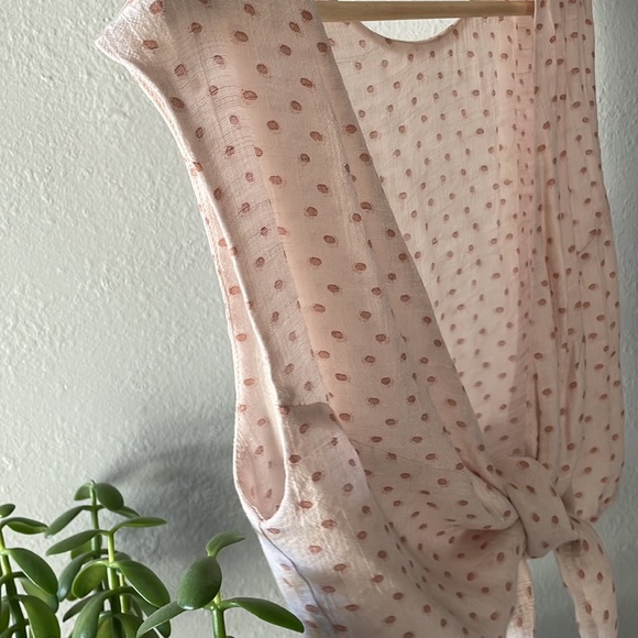 Blush Polka Dot Blouse - Picture 7 of 15